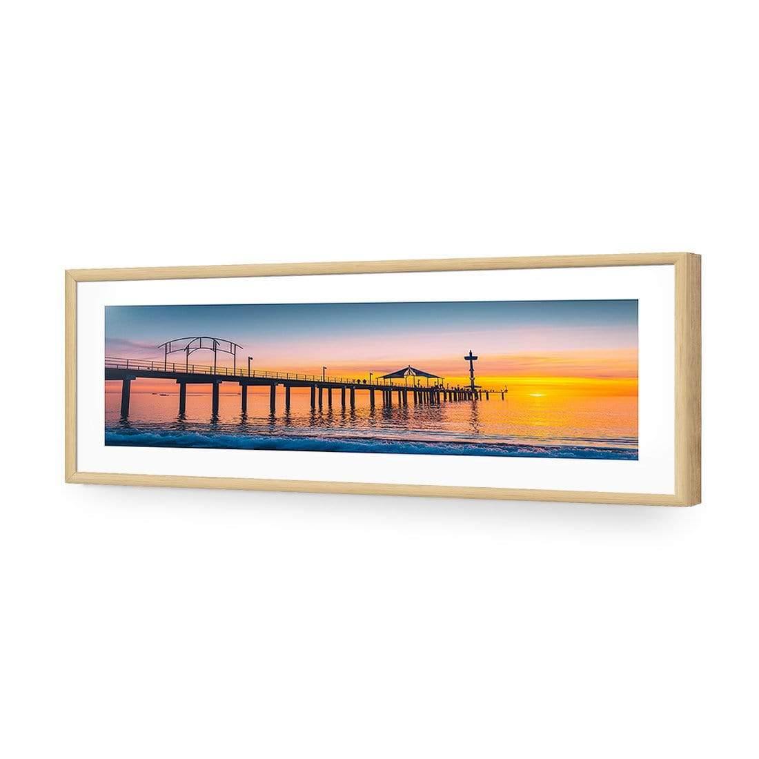 Brighton Jetty Sunset (Long) - Wall Art Designs - 2920_AL_H WAD_AP - 030 - MAT_90x30_S - 2538 - OAK