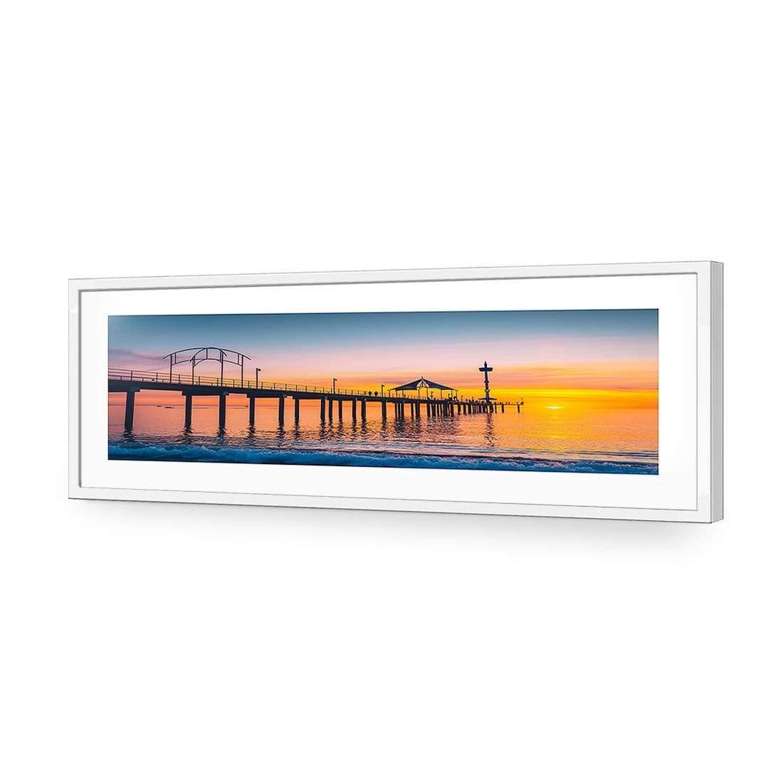 Brighton Jetty Sunset (Long) - Wall Art Designs - 2920_AL_H WAD_AP - 030 - MAT_90x30_S - 2538 - WHT