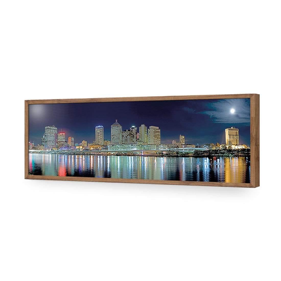 Brisbane in Moonlight (Long) - Wall Art Designs - 314_AL_H WAD_AP - 030 - EDG_90x30_S - 2538 - NAT