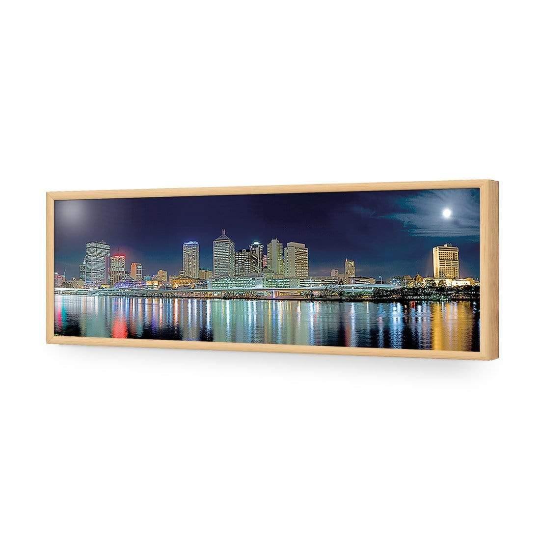 Brisbane in Moonlight (Long) - Wall Art Designs - 314_AL_H WAD_AP - 030 - EDG_90x30_S - 2538 - OAK