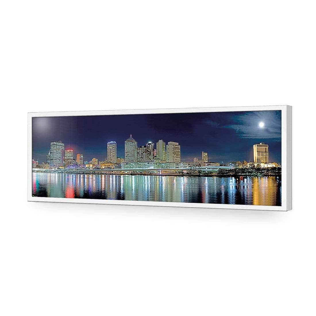 Brisbane in Moonlight (Long) - Wall Art Designs - 314_AL_H WAD_AP - 030 - EDG_90x30_S - 2538 - WHT