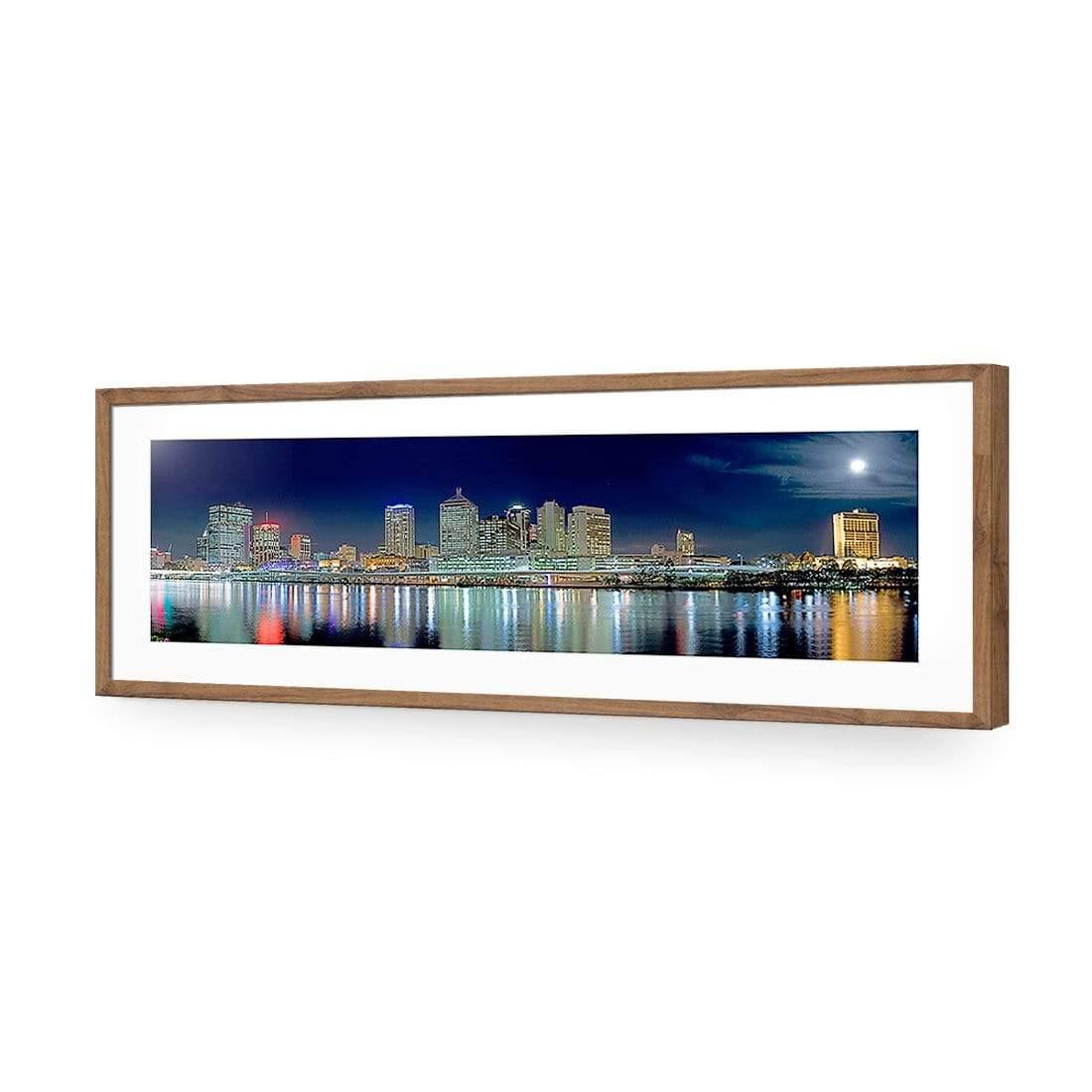 Brisbane in Moonlight (Long) - Wall Art Designs - 314_AL_H WAD_AP - 030 - MAT_90x30_S - 2538 - NAT