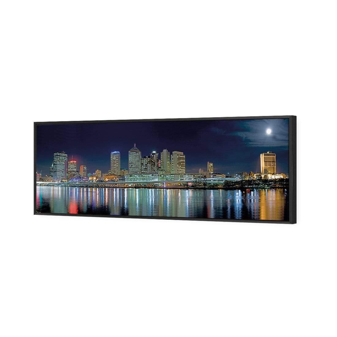 Brisbane in Moonlight (Long) - Wall Art Designs - 314_AL_H WAD_CP - MPY - 260 - M - S - S_60x20_S - 1550 - BLK