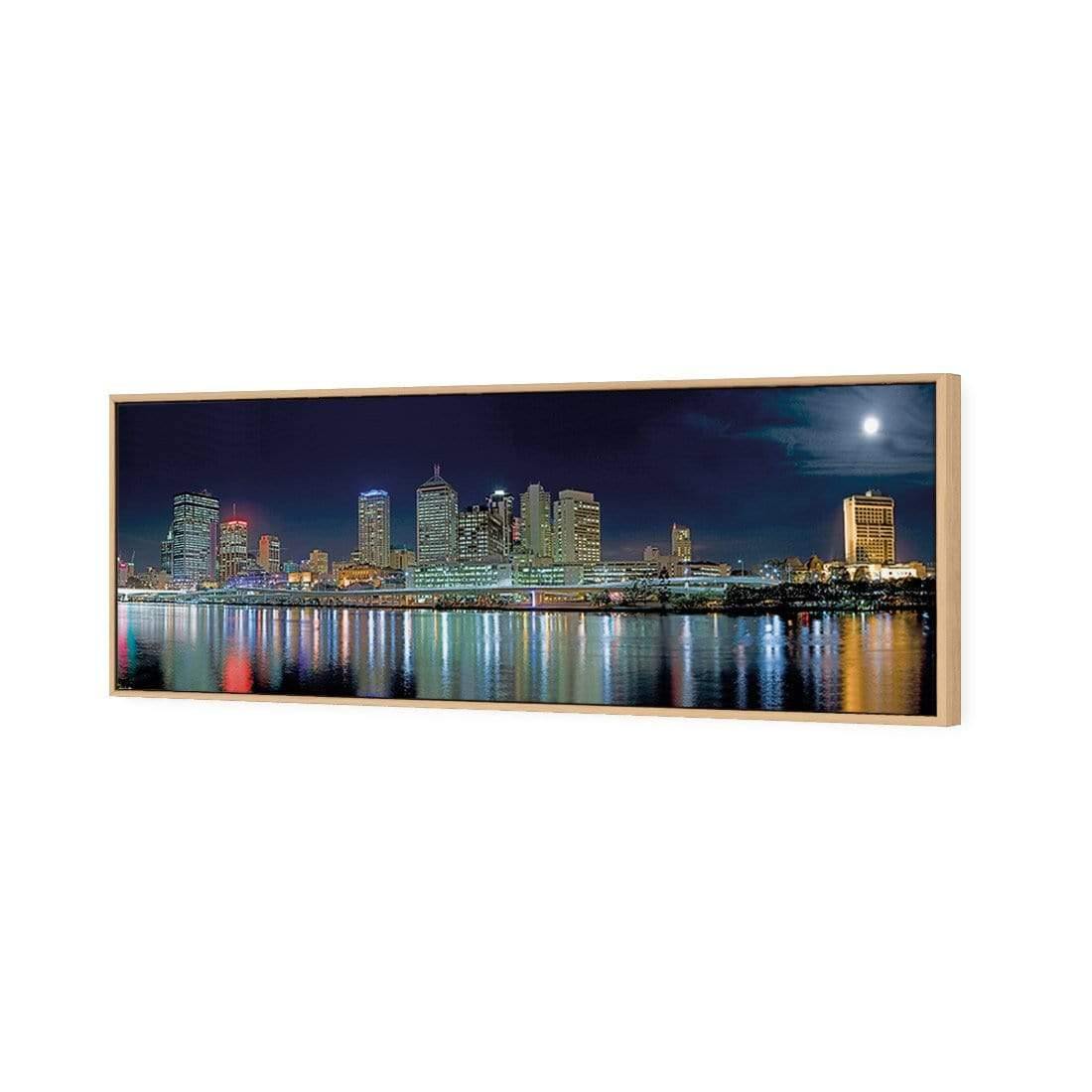 Brisbane in Moonlight (Long) - Wall Art Designs - 314_AL_H WAD_CP - MPY - 260 - M - S - S_60x20_S - 1550 - OAK