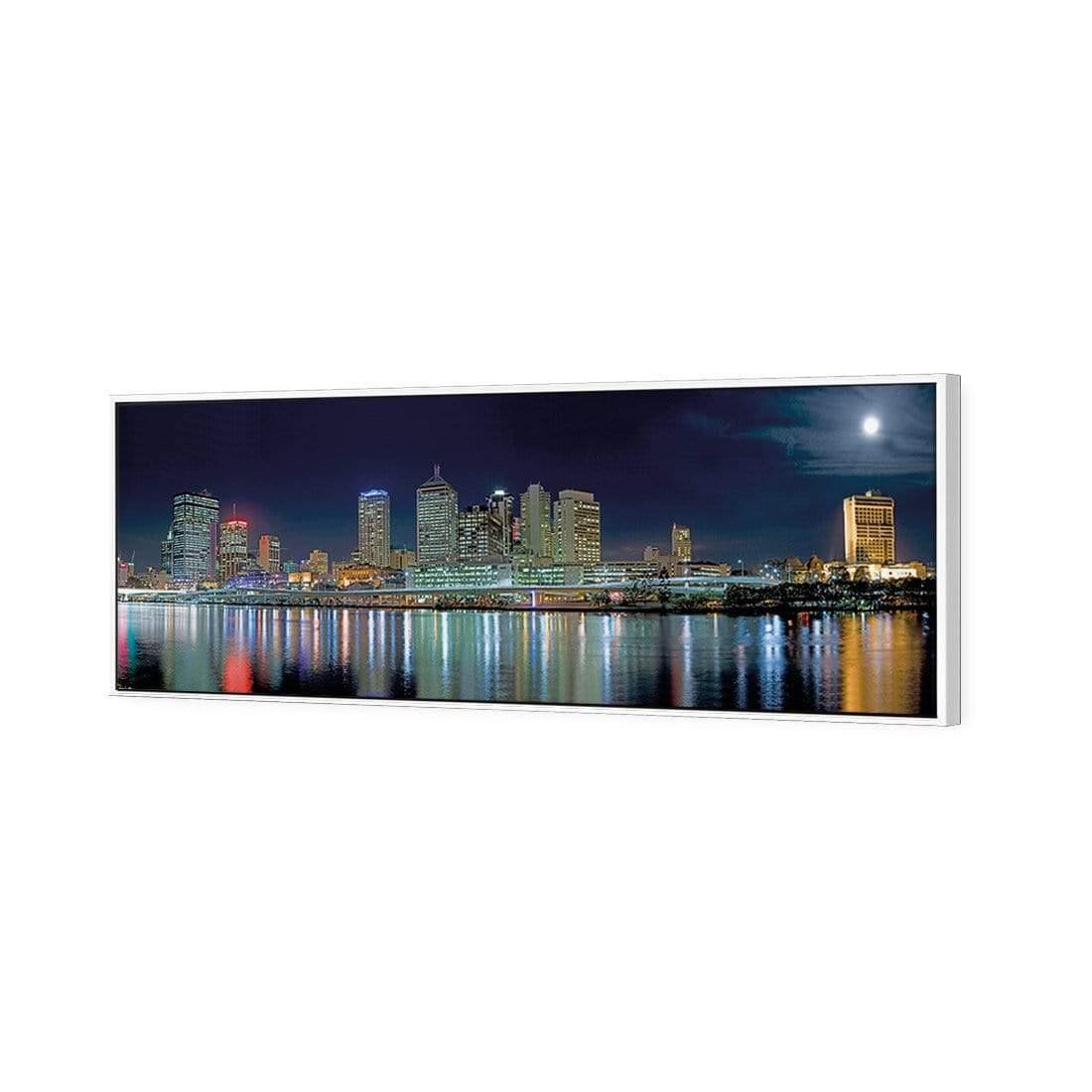 Brisbane in Moonlight (Long) - Wall Art Designs - 314_AL_H WAD_CP - MPY - 260 - M - S - S_60x20_S - 1550 - WHT