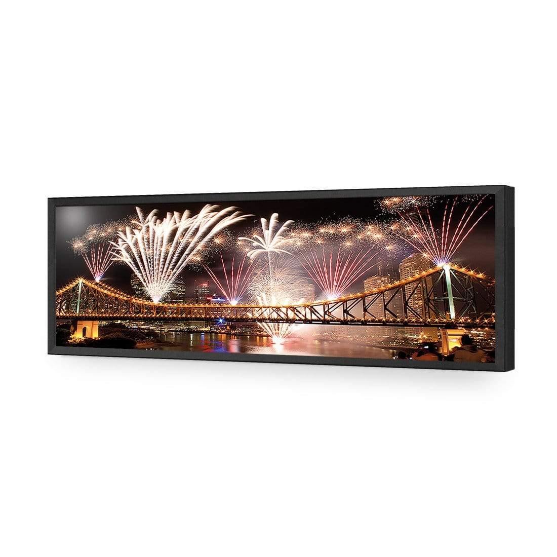 Brisbane Riverfire (long) - Wall Art Designs - 178_AL_H WAD_AP - 030 - EDG_90x30_S - 2538 - BLK