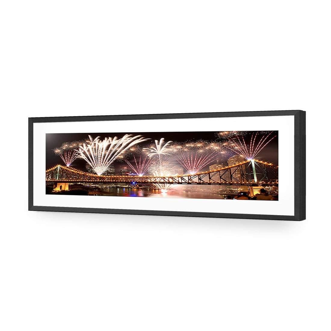 Brisbane Riverfire (long) - Wall Art Designs - 178_AL_H WAD_AP - 030 - MAT_90x30_S - 2538 - BLK