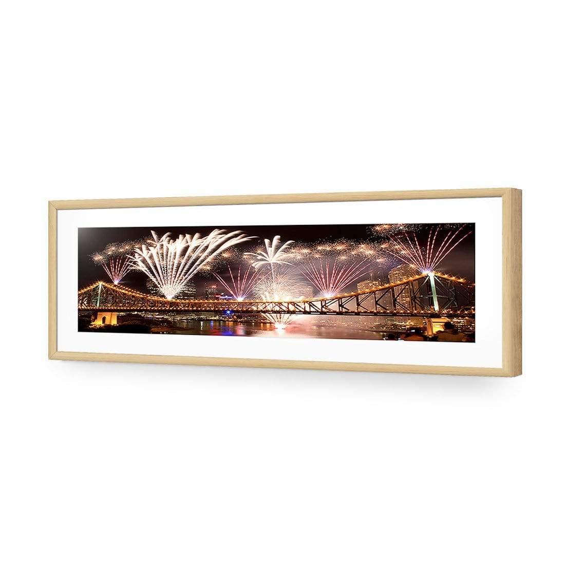 Brisbane Riverfire (long) - Wall Art Designs - 178_AL_H WAD_AP - 030 - MAT_90x30_S - 2538 - OAK