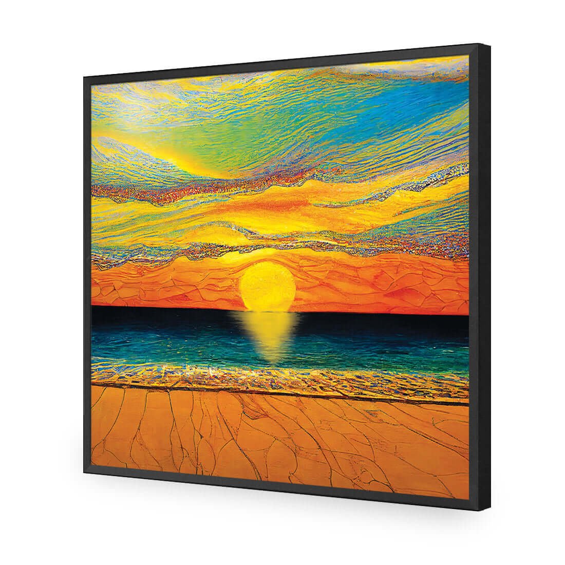 Brittle Sunset - Wall Art Designs - WB_100171_AS_Q WAD_AP - 030 - EDG_37x37_S - 2538 - BLK