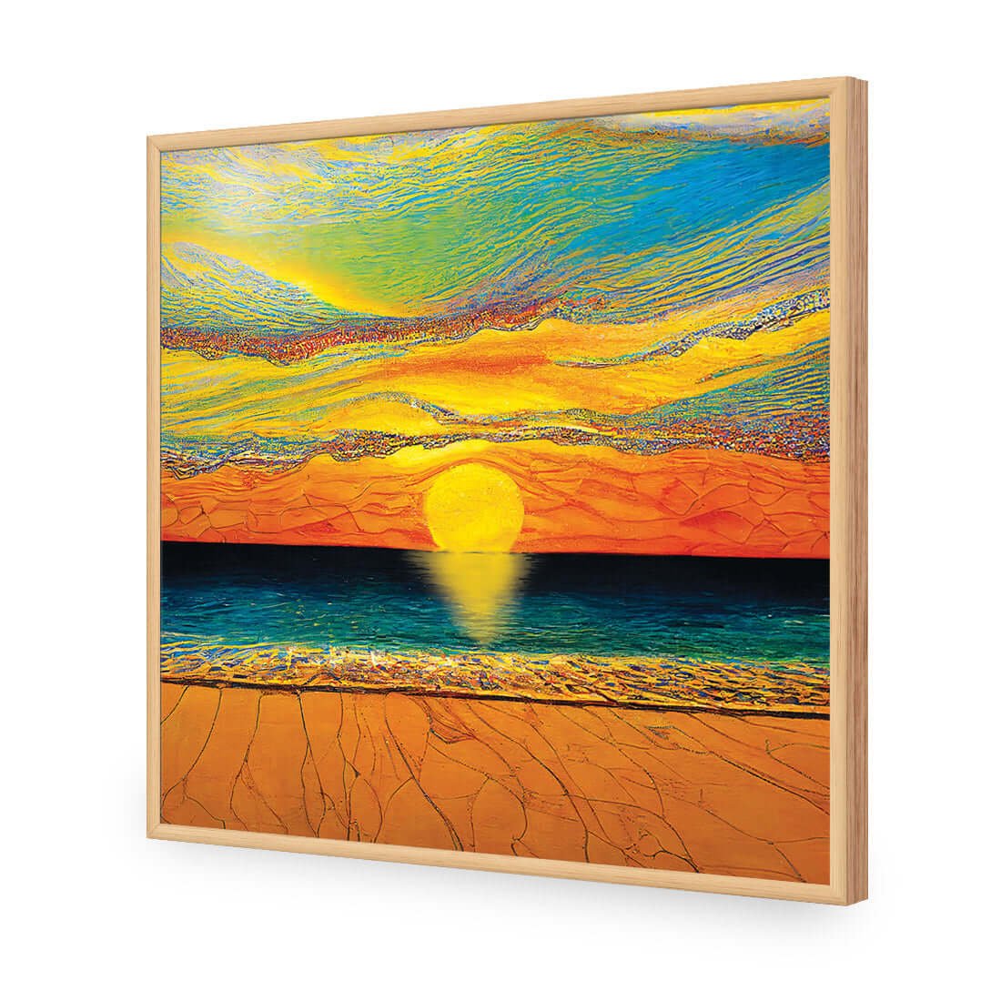 Brittle Sunset - Wall Art Designs - WB_100171_AS_Q WAD_AP - 030 - EDG_37x37_S - 2538 - OAK