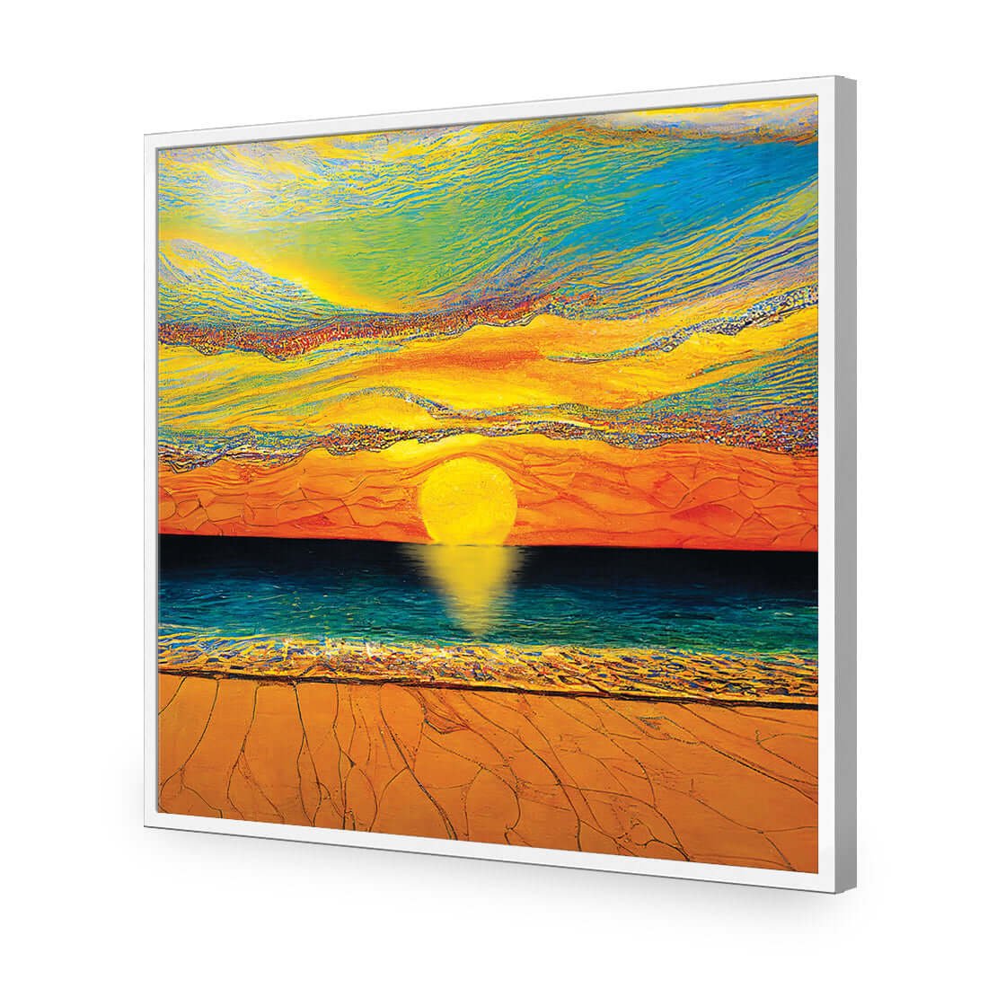 Brittle Sunset - Wall Art Designs - WB_100171_AS_Q WAD_AP - 030 - EDG_37x37_S - 2538 - WHT