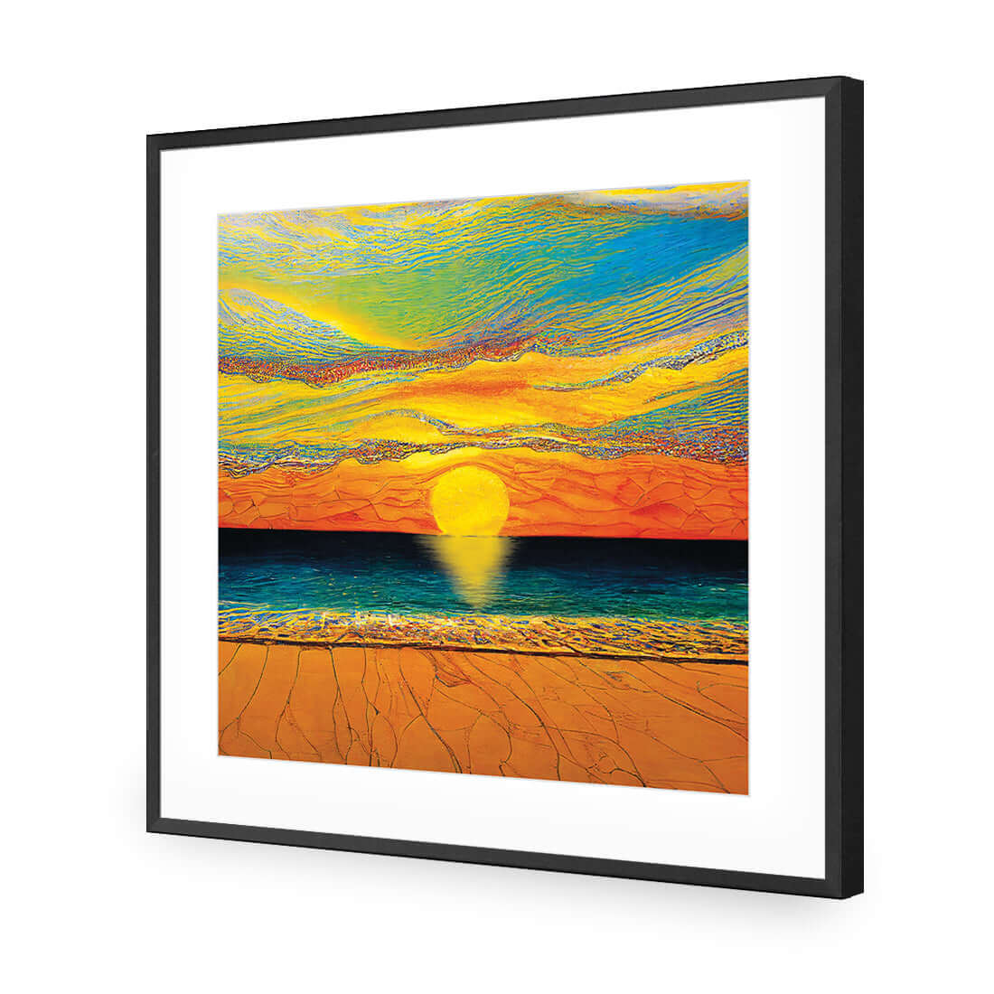 Brittle Sunset - Wall Art Designs - WB_100171_AS_Q WAD_AP - 030 - MAT_37x37_S - 2538 - BLK