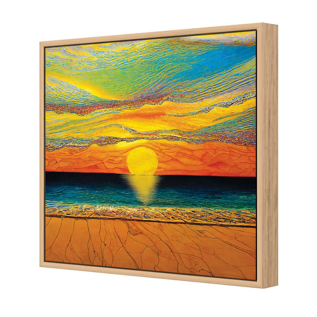 Brittle Sunset - Wall Art Designs - WB_100171_AS_Q WAD_CP - MPY - 260 - M - S - S_37x37_S - 1550 - OAK