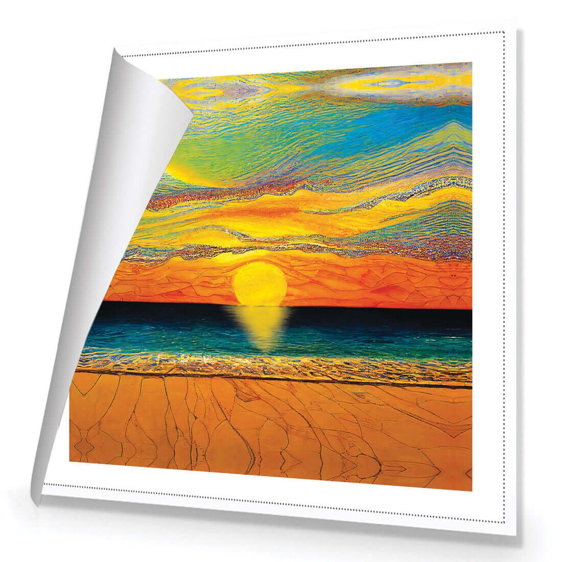 Brittle Sunset - Wall Art Designs - WB_100171_AS_Q WAD_CP - MPY - 260 - M - R_37x37_NONE