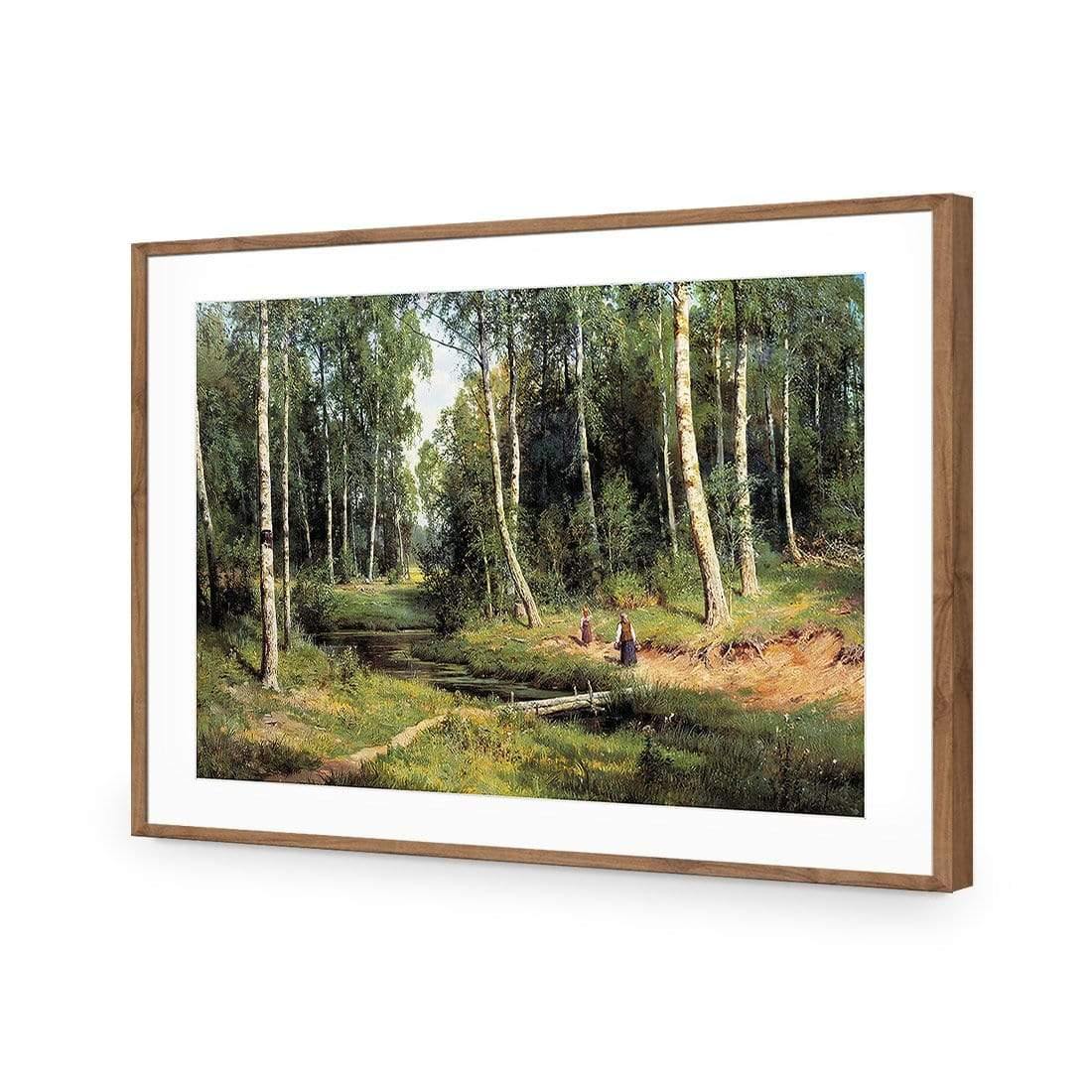 Brook in Birch Forest 1883 By Ivan Shishkin - Wall Art Designs - 1329_AR_H WAD_AP - 030 - MAT_45x30_S - 2538 - NAT