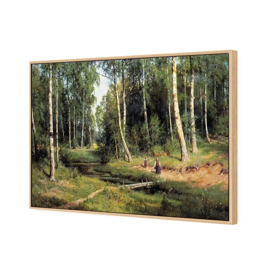 Brook in Birch Forest 1883 By Ivan Shishkin - Wall Art Designs - 1329_AR_H WAD_CP - MPY - 260 - M - S - S_45x30_S - 1550 - OAK