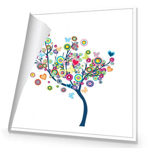 Bubblegum Tree | Standard Canvas | No Frame | Rolled Canvas
