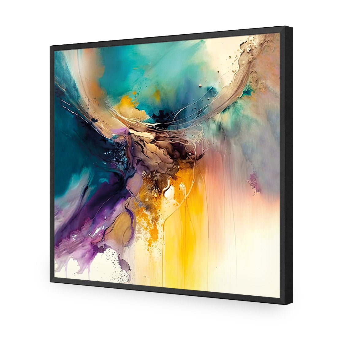 Bubbling Up - Wall Art Designs - WB_100966_AS_Q CAF_AP - 030 - EDG_37x37_S - 2538 - BLK