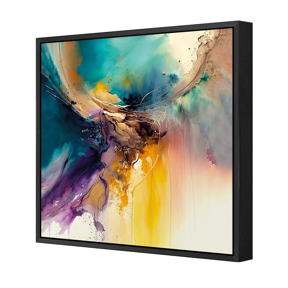 Bubbling Up - Wall Art Designs - WB_100966_AS_Q CAF_CP - MPY - 260 - M - S - S_37x37_S - 1550 - BLK