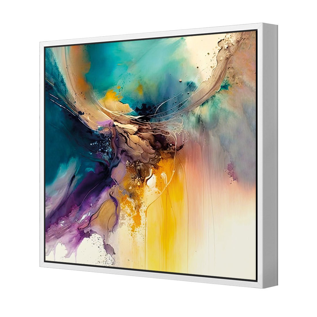 Bubbling Up - Wall Art Designs - WB_100966_AS_Q CAF_CP - MPY - 260 - M - S - S_37x37_S - 1550 - WHT