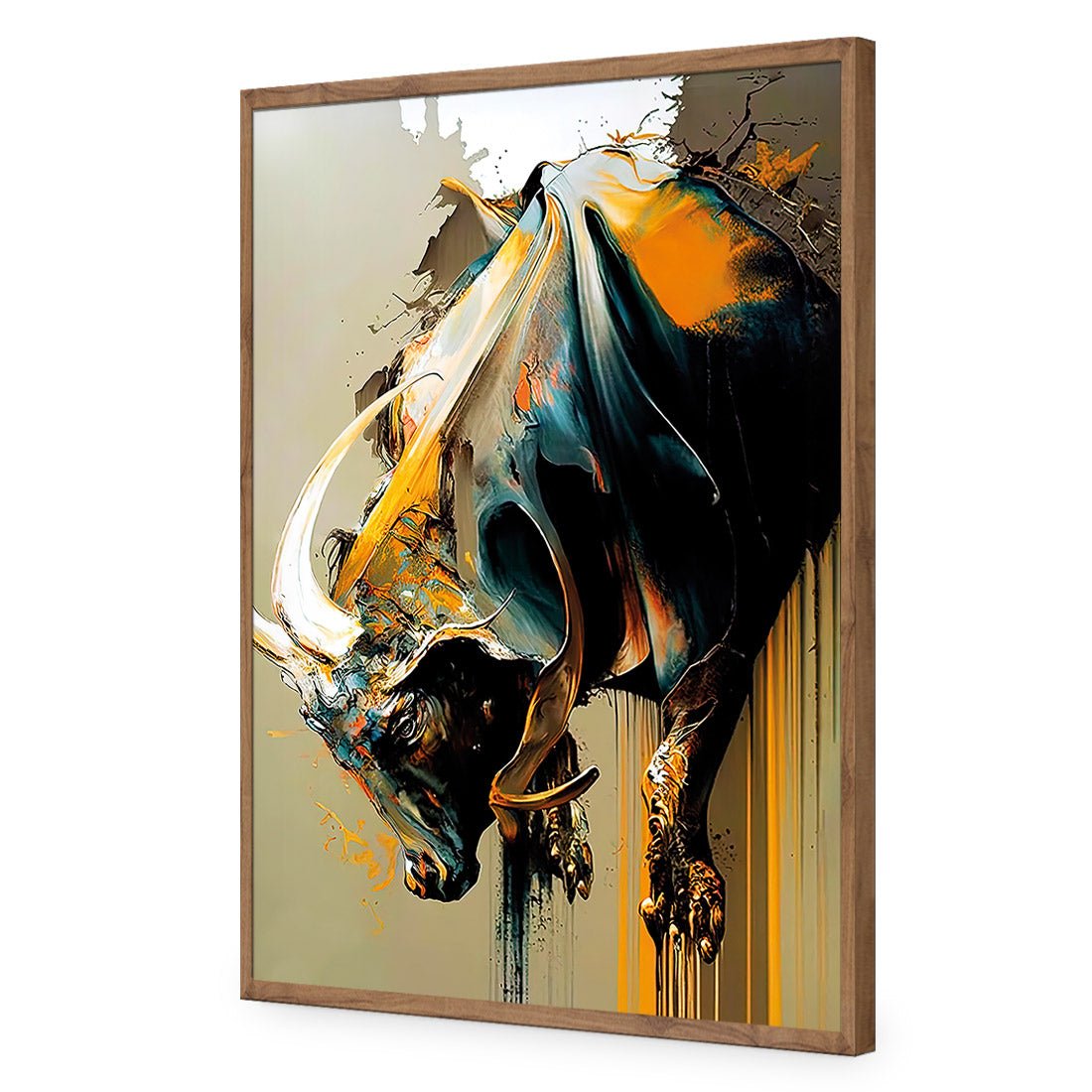 Bucking Bull - Wall Art Designs - WB_100574_AR_V CAF_AP - 030 - EDG_45x30_S - 2538 - NAT