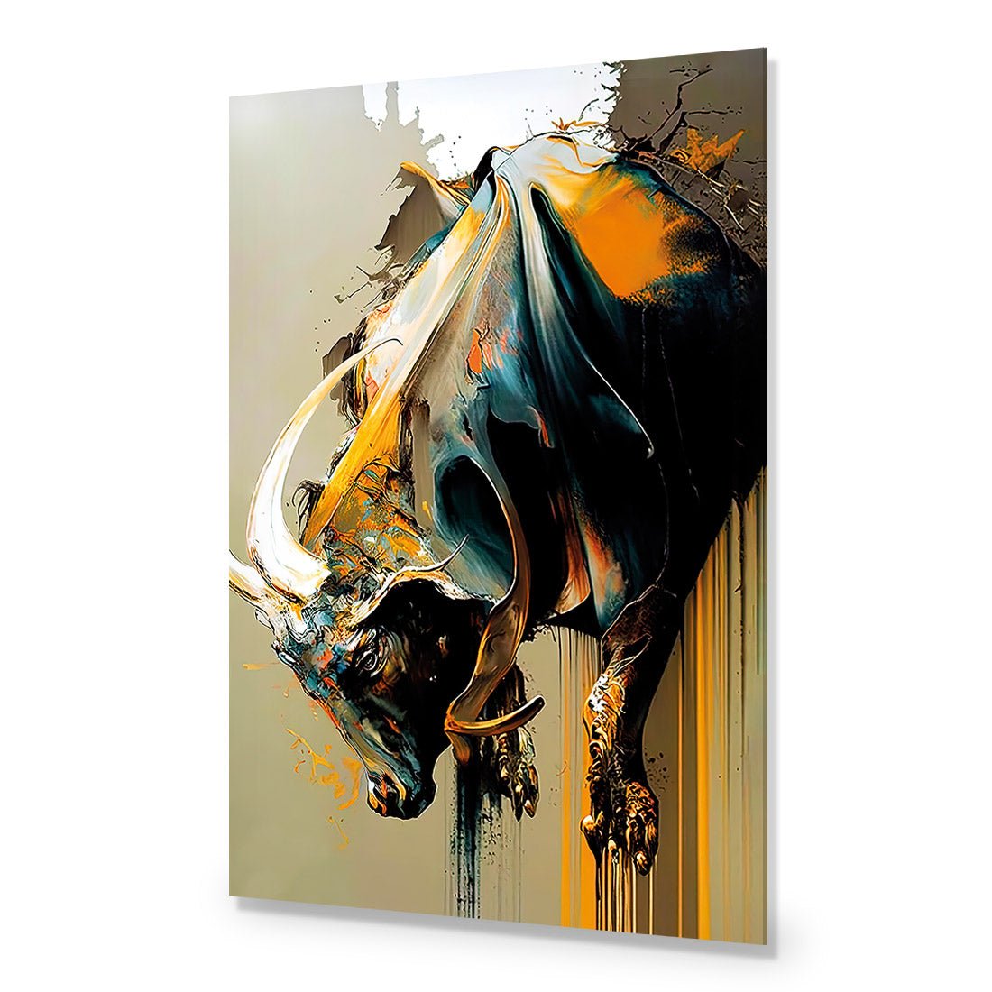 Bucking Bull - Wall Art Designs - WB_100574_AR_V CAF_AP - 030 - EDG_45x30_NONE