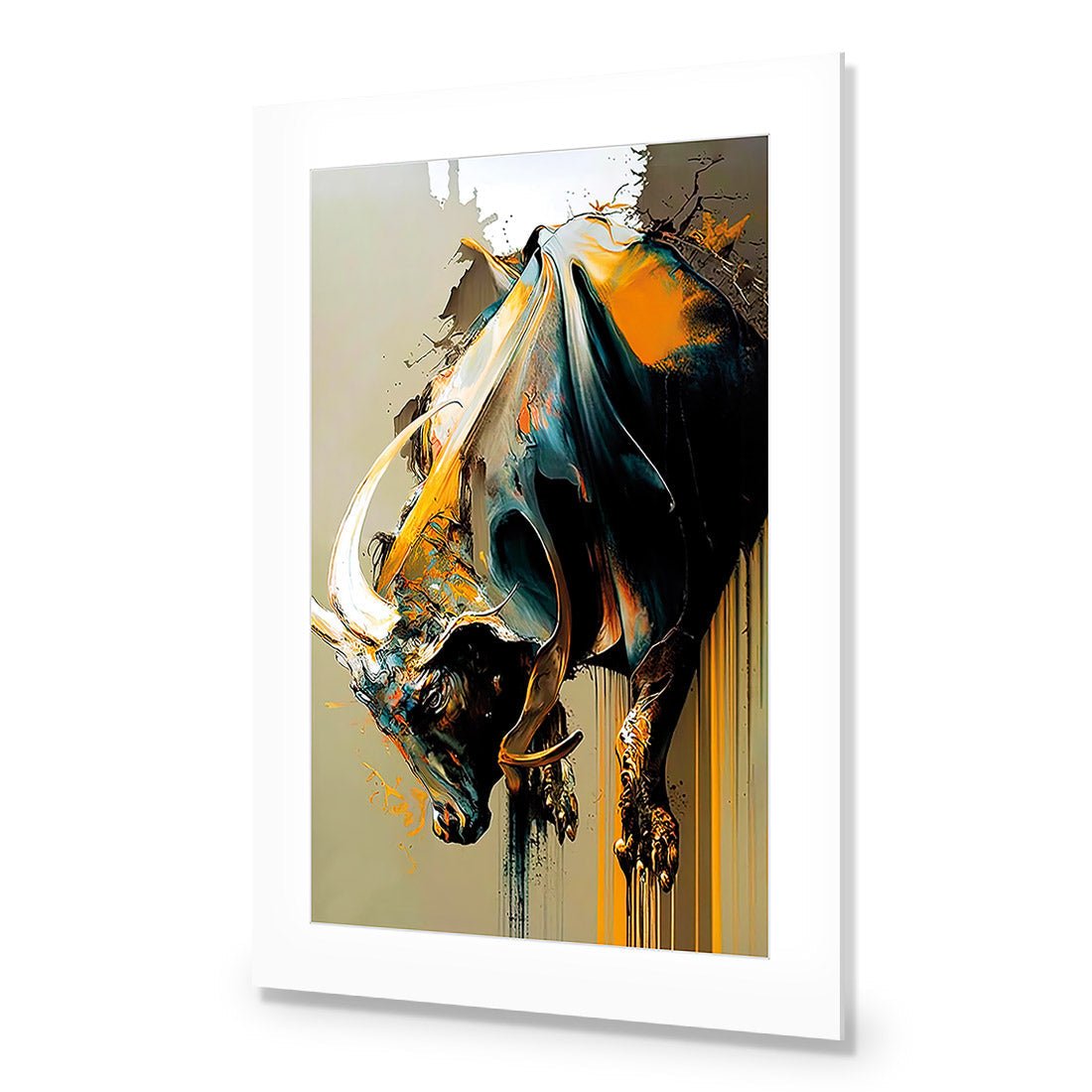 Bucking Bull - Wall Art Designs - WB_100574_AR_V CAF_AP - 030 - MAT_45x30_NONE