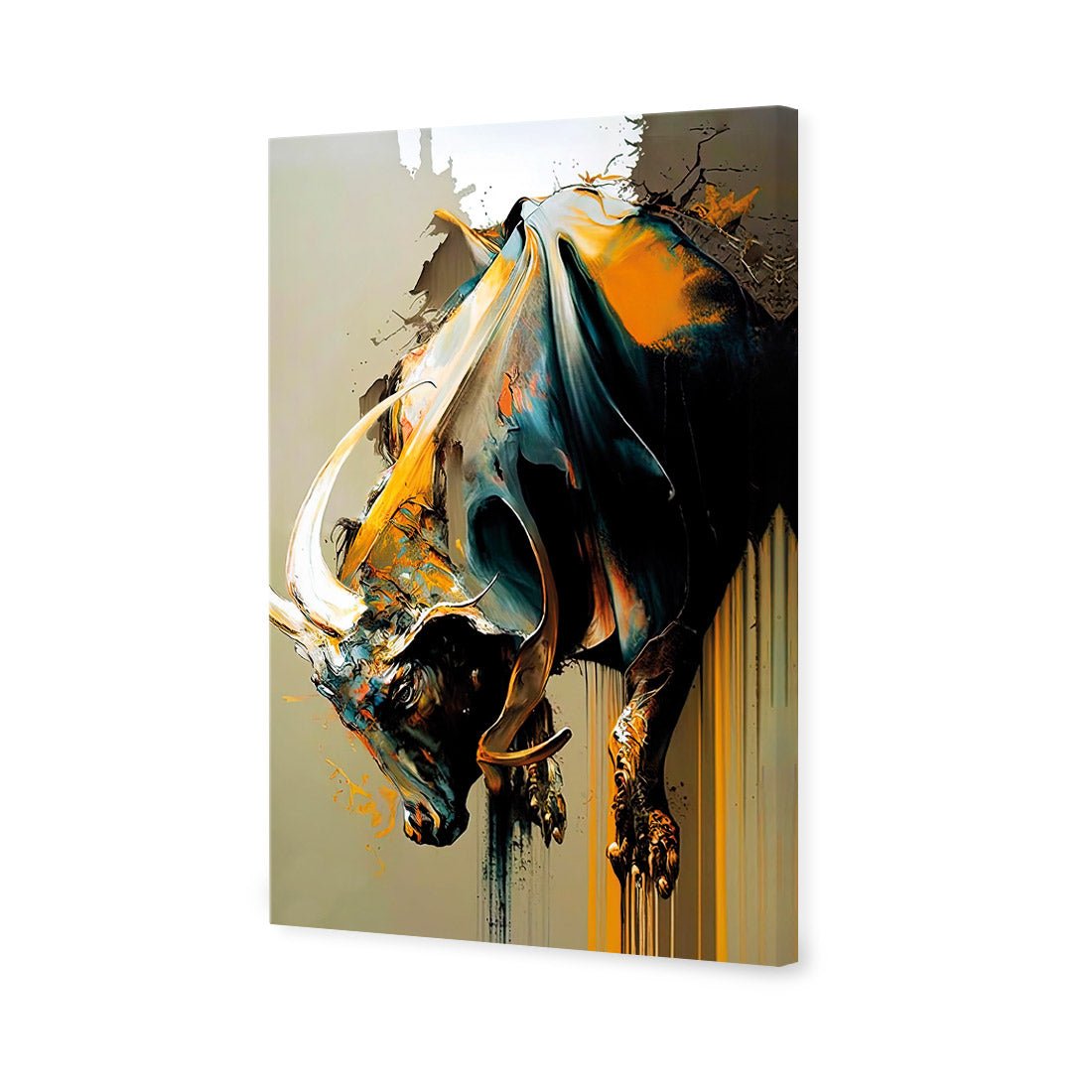 Bucking Bull - Wall Art Designs - WB_100574_AR_V CAF_CP - MPY - 260 - M - S - S_45x30_NONE