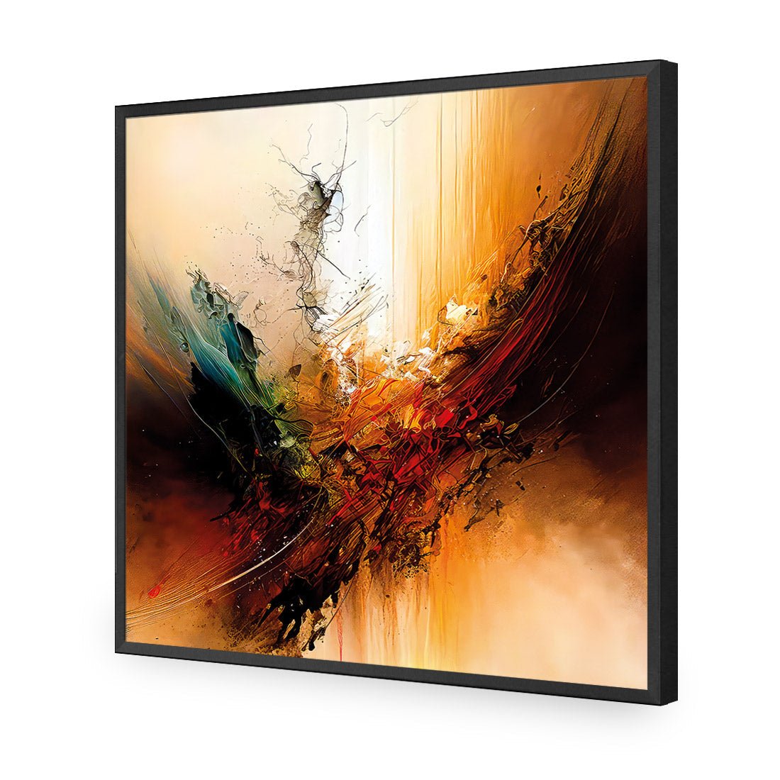 Burnt Umber (Square) - Wall Art Designs - WB_100726_AS_Q CAF_AP - 030 - EDG_37x37_S - 2538 - BLK