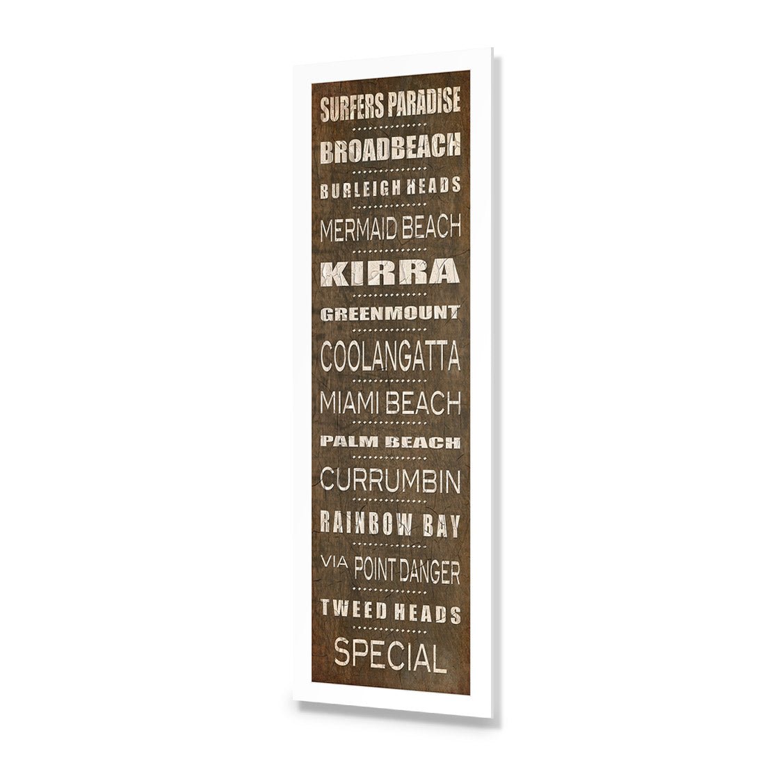 Bus Scroll Gold Coast Rustic (Long) - Wall Art Designs - 407_CL_V WAD_AP - 030 - MAT_90x30_NONE