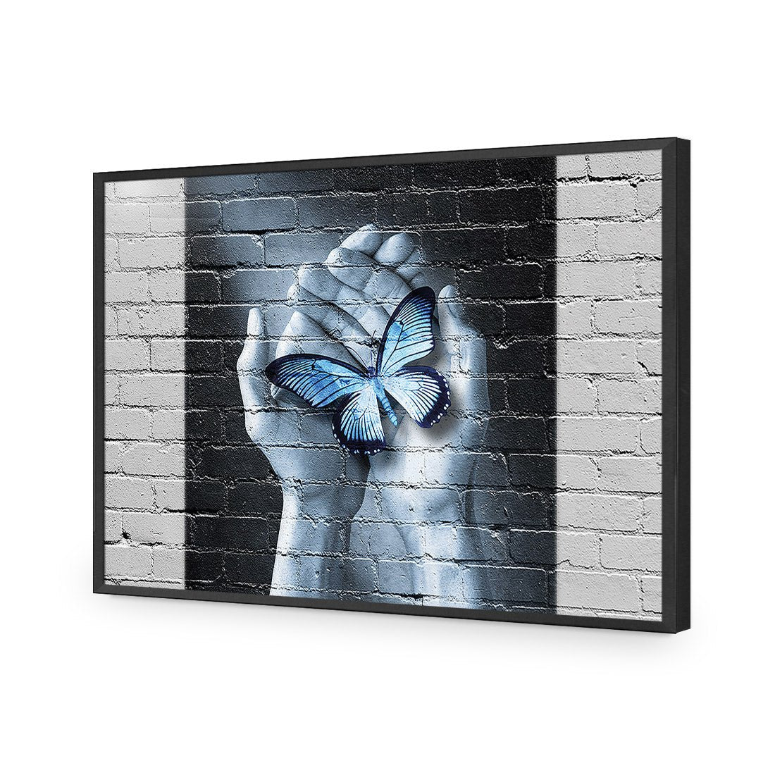 Butterfly Love Graffiti - Wall Art Designs - 2699_AR_H WAD_AP - 030 - EDG_45x30_S - 2538 - BLK