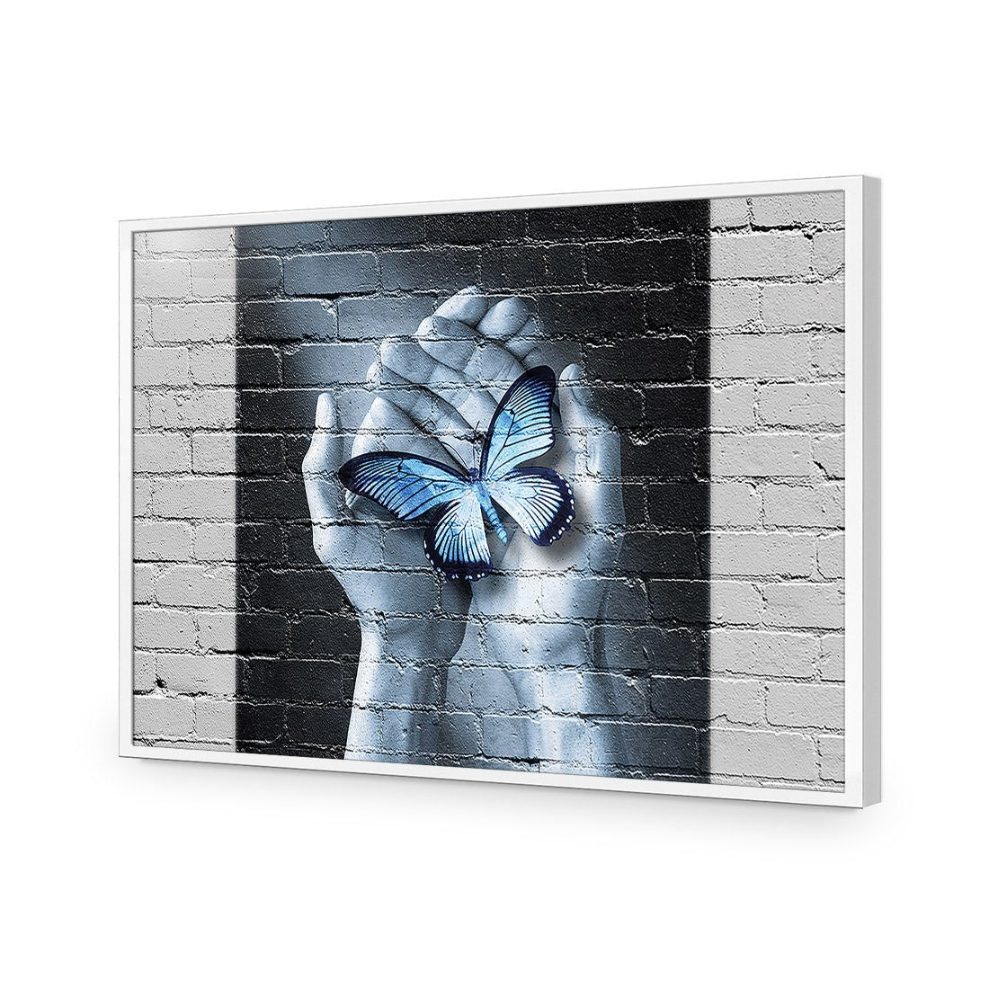 Butterfly Love Graffiti - Wall Art Designs - 2699_AR_H WAD_AP - 030 - EDG_45x30_S - 2538 - WHT