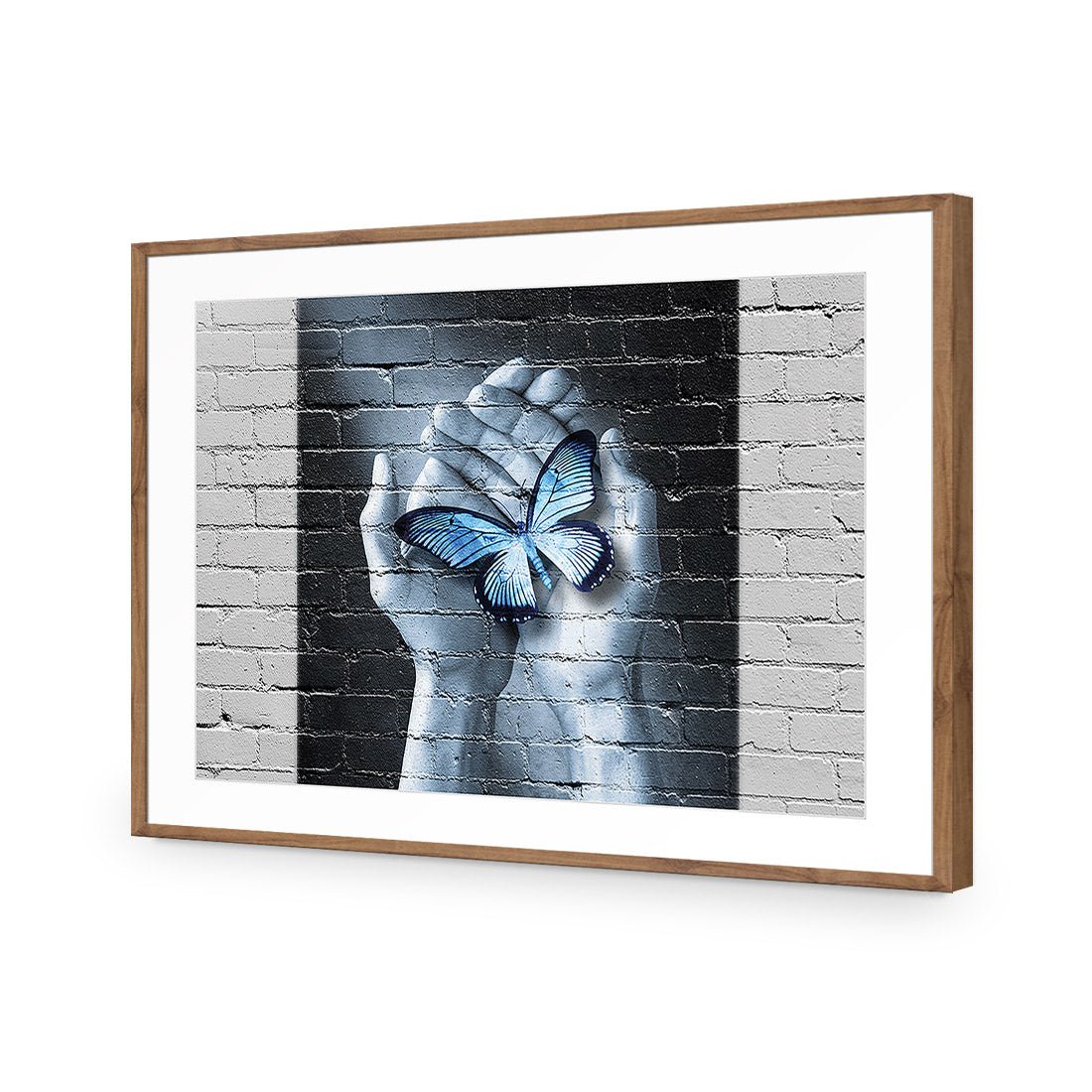 Butterfly Love Graffiti - Wall Art Designs - 2699_AR_H WAD_AP - 030 - MAT_45x30_S - 2538 - NAT