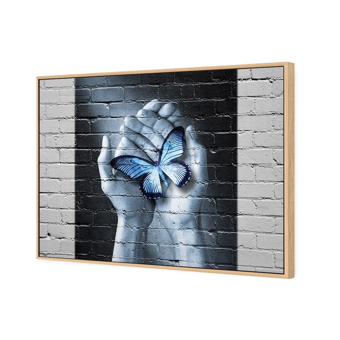 Butterfly Love Graffiti - Wall Art Designs - 2699_AR_H WAD_CP - MPY - 260 - M - S - S_45x30_S - 1550 - OAK