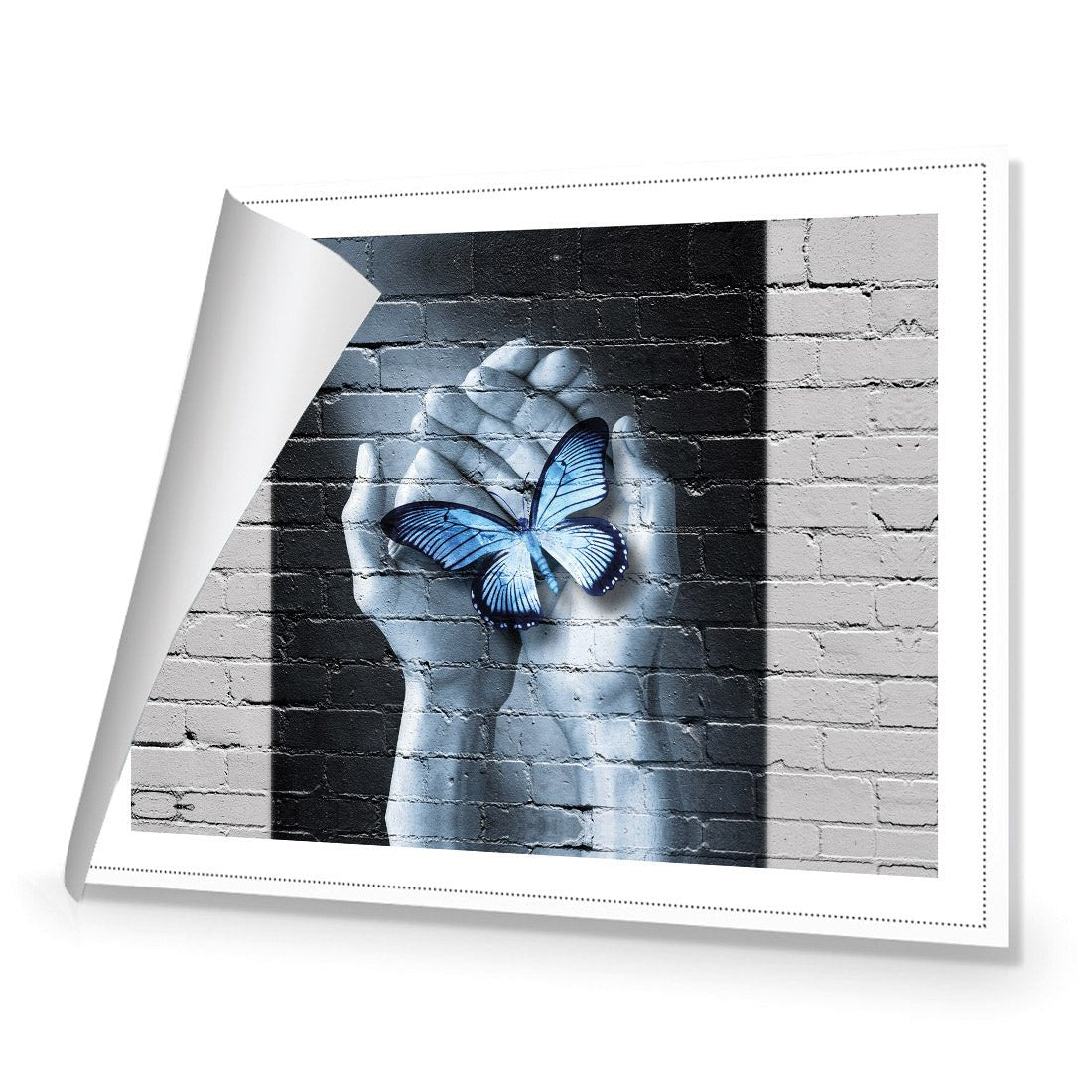 Butterfly Love Graffiti - Wall Art Designs - 2699_AR_H WAD_CP - MPY - 260 - M - R_45x30_NONE