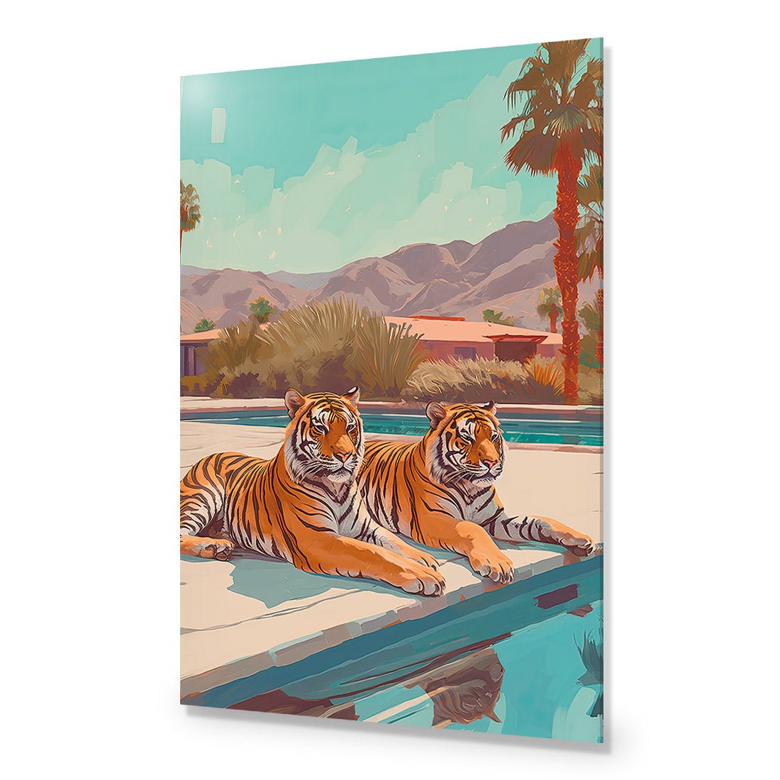 By the Pool | Classic Acrylic | No Frame No Border