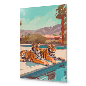 By the Pool | Classic Acrylic | No Frame No Border