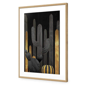 Cactus Montage 01 - Wall Art Designs - 3213_AR_V WAD_AP - 030 - MAT_45x30_S - 2538 - OAK