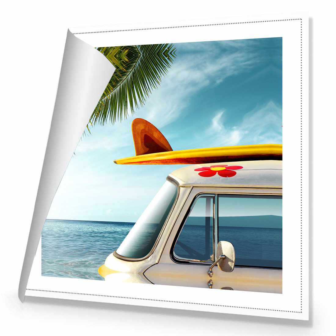 Camper Van | Standard Canvas | No Frame | Rolled Canvas