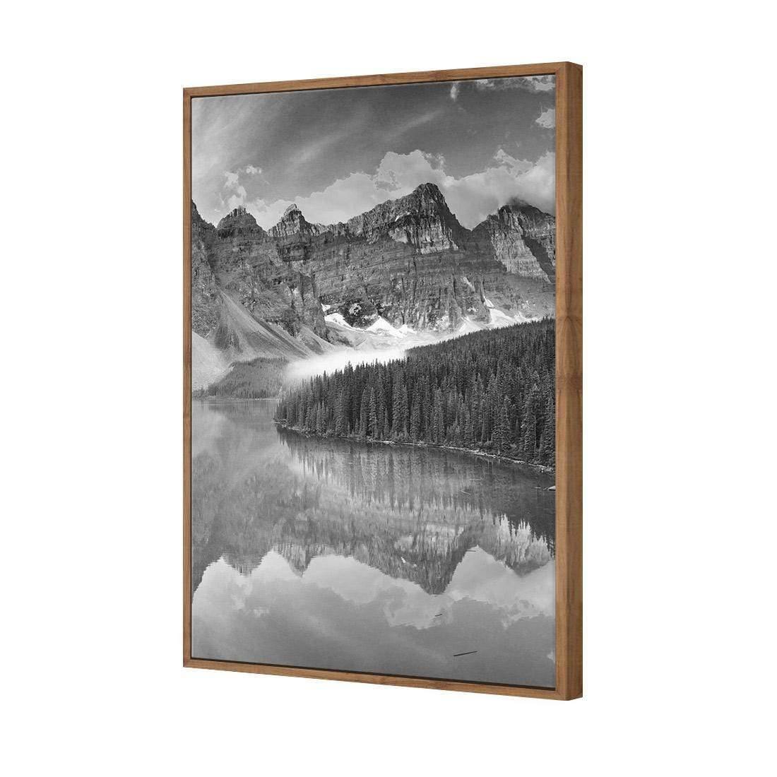 Canadian Lake Reflection, Black and White (Portrait) - Wall Art Designs - 3031_BR_V WAD_CP - MPY - 260 - M - S - S_45x30_NONE