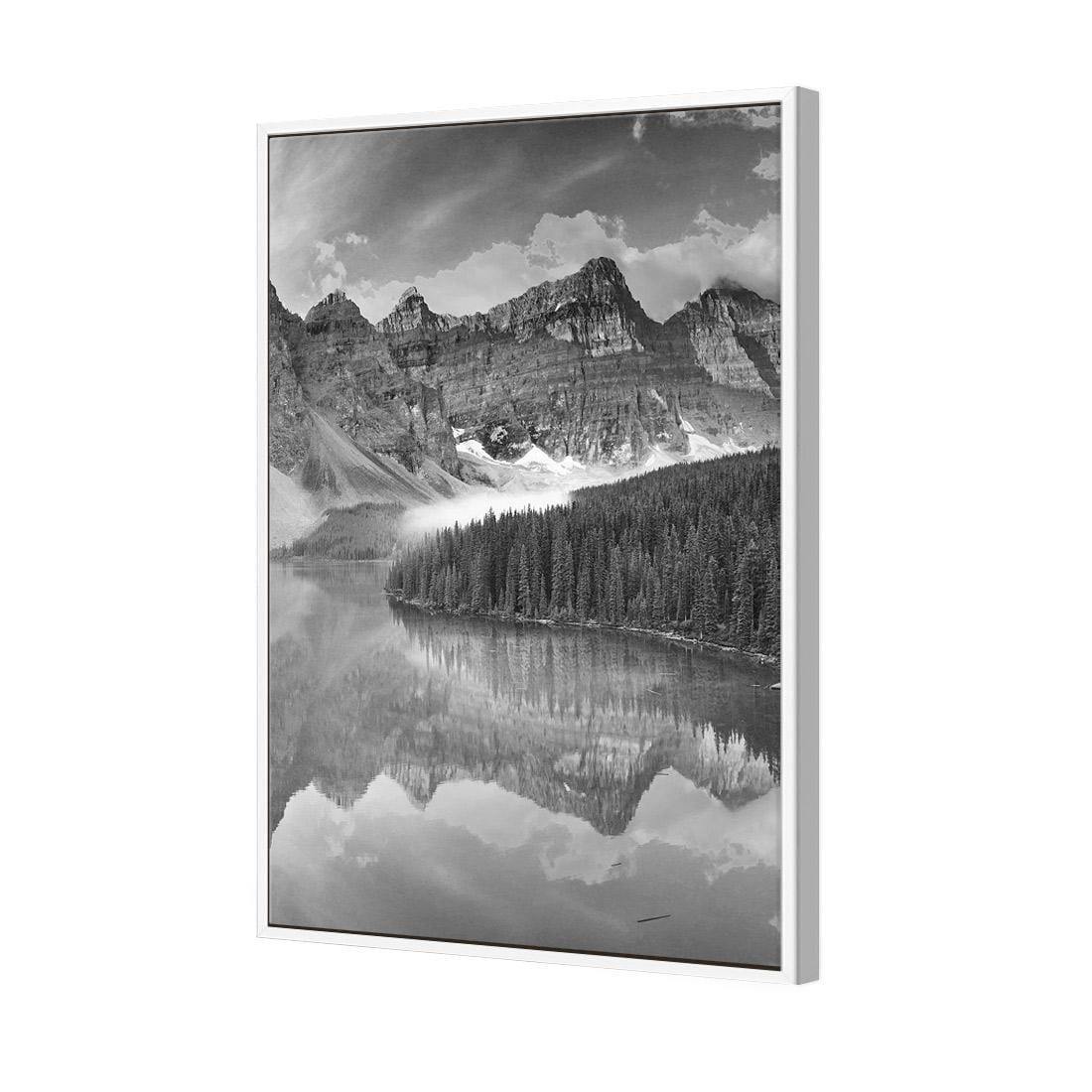 Canadian Lake Reflection, Black and White (Portrait) - Wall Art Designs - 3031_BR_V WAD_CP - MPY - 260 - M - S - S_45x30_NONE