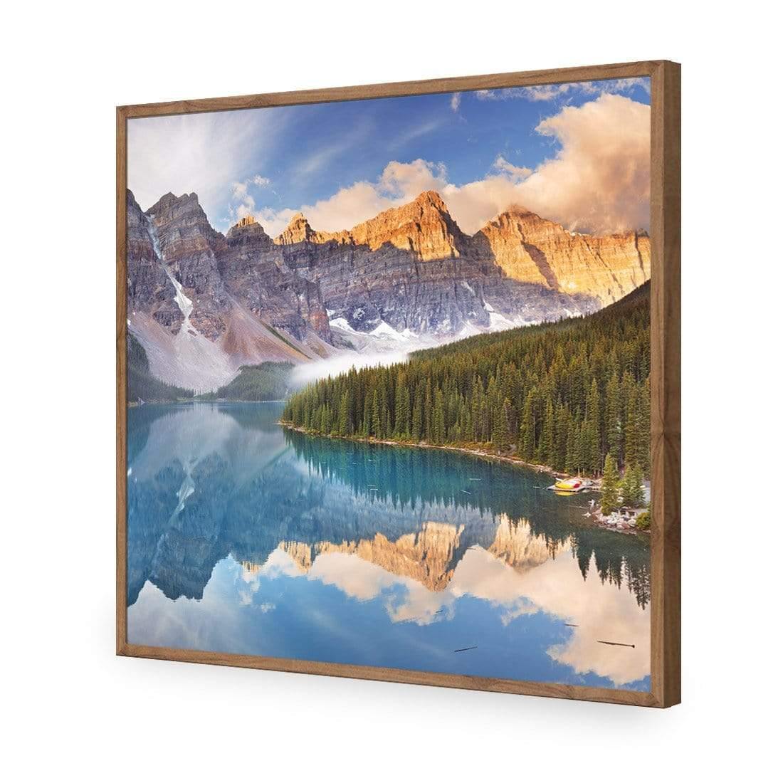 Canadian Lake Reflection (Square) - Wall Art Designs - 3031_AS_Q WAD_AP - 030 - EDG_37x37_S - 2538 - NAT