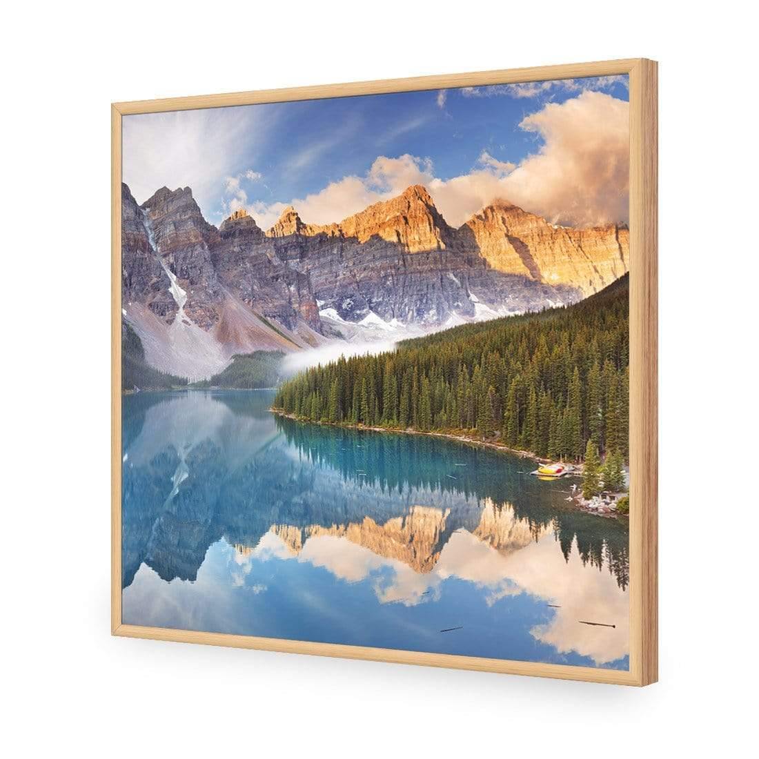 Canadian Lake Reflection (Square) - Wall Art Designs - 3031_AS_Q WAD_AP - 030 - EDG_37x37_S - 2538 - OAK