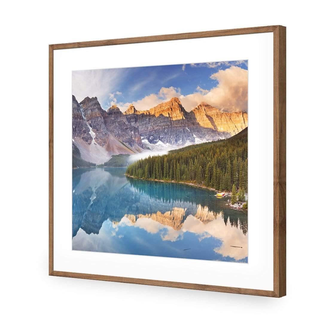 Canadian Lake Reflection (Square) - Wall Art Designs - 3031_AS_Q WAD_AP - 030 - MAT_37x37_S - 2538 - NAT