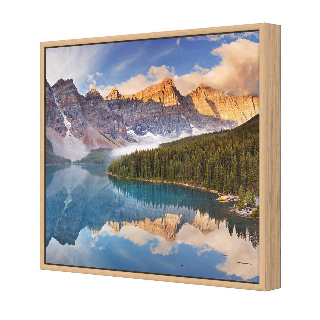 Canadian Lake Reflection (Square) - Wall Art Designs - 3031_AS_Q WAD_CP - MPY - 260 - M - S - S_37x37_S - 1550 - OAK