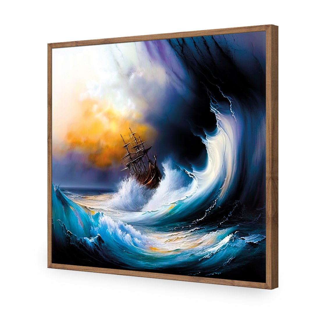 Capsizing Wave - Wall Art Designs - WB_100766_AS_Q CAF_AP - 030 - EDG_37x37_S - 2538 - NAT