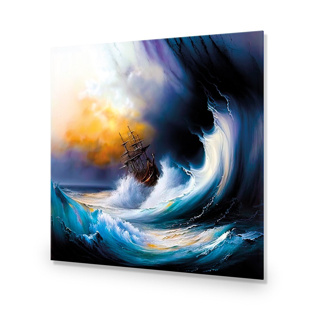 Capsizing Wave - Wall Art Designs - WB_100766_AS_Q CAF_AP - 030 - EDG_37x37_NONE