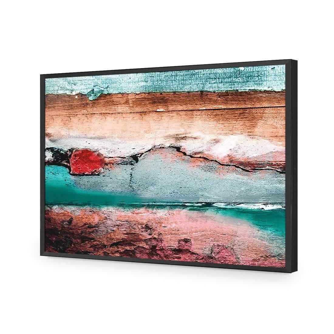 Careless Wood, Teal Brown - Wall Art Designs - 1531_BR_H WAD_AP - 030 - EDG_45x30_S - 2538 - BLK