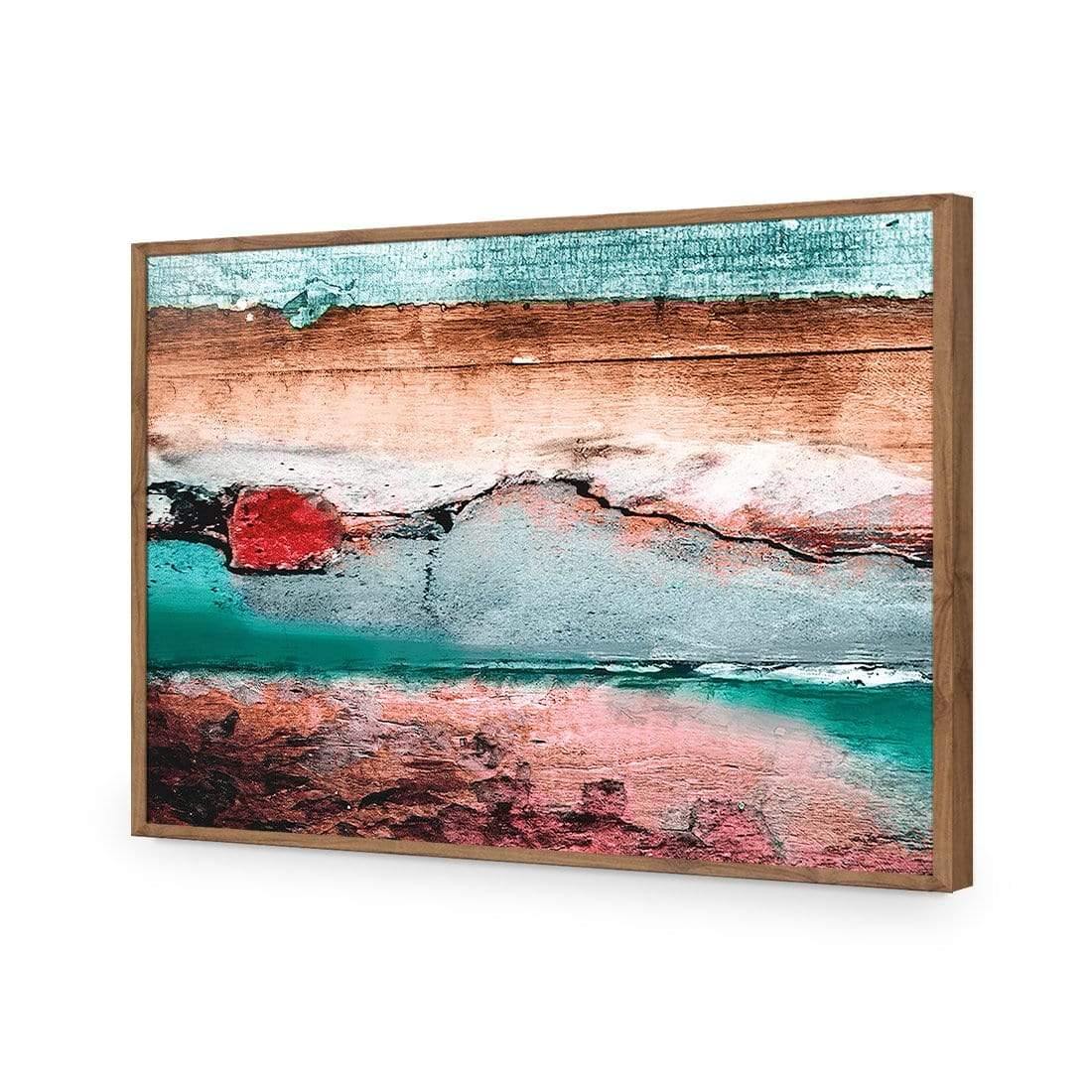 Careless Wood, Teal Brown - Wall Art Designs - 1531_BR_H WAD_AP - 030 - EDG_45x30_S - 2538 - NAT