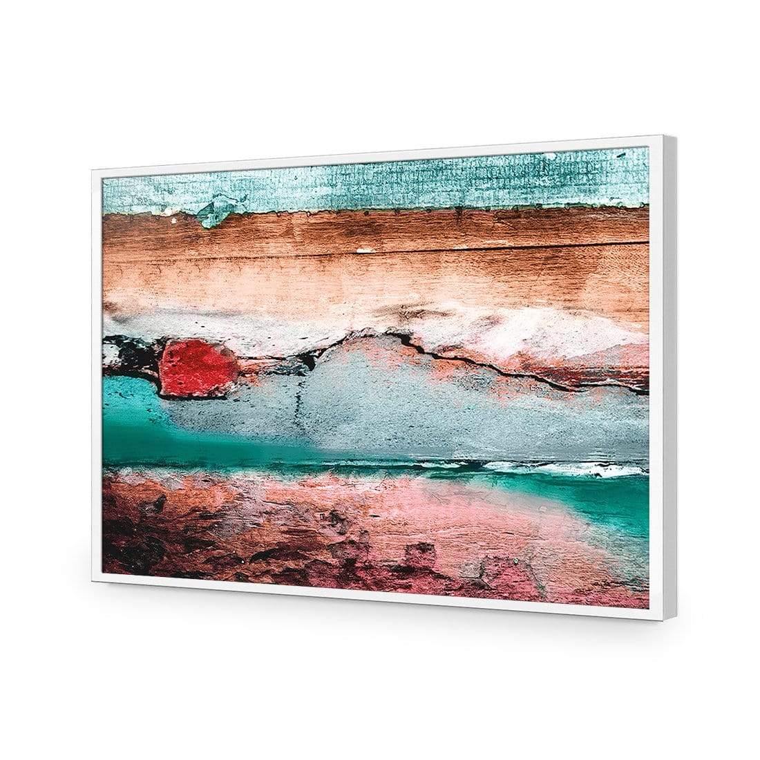 Careless Wood, Teal Brown - Wall Art Designs - 1531_BR_H WAD_AP - 030 - EDG_45x30_S - 2538 - WHT